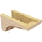 Ekena Millwork 5"W x 10"D x 5"H Wide Helena Rough Cedar Woodgrain TimberThane Corbel, Primed Tan CORUR05X10X05HELRCPR - alternate 5